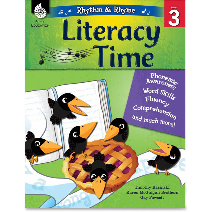 Shell Education Level 3 Rhythm & Rhyme Literacy Time Book by Karen Brothers, David Harrison Printed Book by Karen Brothers, David Harrison - 144 Pages - Shell Educational Publishing Publication - Book - Grade 3 - 1 Each