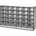 Rainbow Accents Rainbow Accents Toddler Single Storage - 30 Compartment(s) - 35.50" Height x 57.50" Width x 15" Depth - Laminated, Chip Resistant - Freckled Gray - Rubber - 1 Each