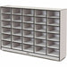 Jonti-Craft Rainbow Accents Cubbie Mobile Storage - 30 Compartment(s) - 42" Height x 60" Width x 15" Depth - Durable, Laminated - Black - Hard Rubber - 1 Each