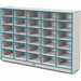 Rainbow Accents Rainbow Accents Cubbie Mobile Storage - 30 Compartment(s) - 42" Height x 60" Width x 15" Depth - Durable, Laminated - Freckled Gray - Hard Rubber - 1 Each