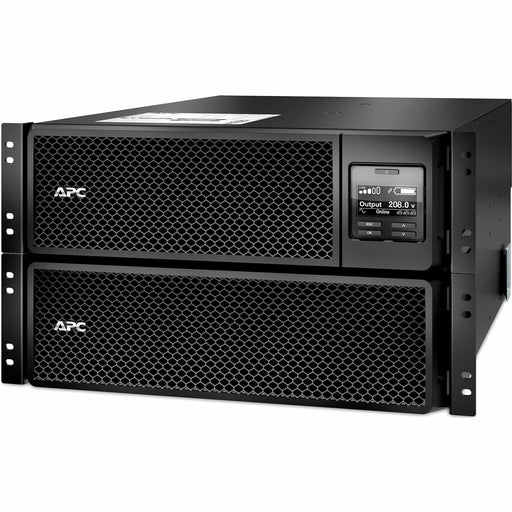 APC Smart-UPS SRT 8000VA RM 208V - 6U Rack-mountable - 1.50 Hour Recharge - 5 Minute Stand-by - 208 V AC, 240 V AC Input - 208 V AC, 240 V AC Output - Single Phase - Sine Wave - 1 x Hard Wire 3-wire (2PH + G), 4 x NEMA L6-20R, 2 x NEMA L6-30R Receptacle(s