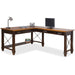 Martin Hartford Right Hand Facing Open L-Shaped Desk - 4-Drawer - 31" Height x 60" Width x 75.5" Depth - Total Drawer(s): 4 - Material: Wood Veneer - Finish: Vintage Black - AC Power Outlet, USB Connection - For Keyboard, Pencil, Home Office, Living Area
