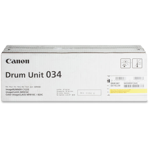 Canon DRUM034 Drum Unit - Laser Print Technology - 35000 Pages - Yellow - 1 Each