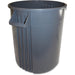 Gator Plus 32-gallon Vented Container - 32 gal Capacity - Round - Crush Resistant, Handle, Vented - 28.5" Height x 25.6" Width - Plastic, Polyethylene - Gray - 1 Each