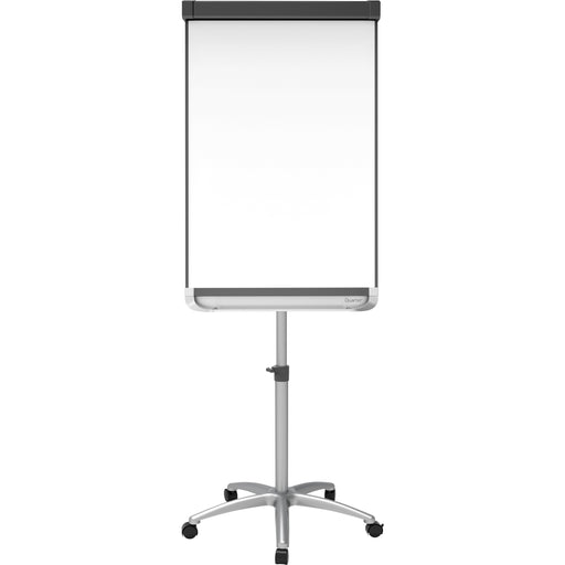 Quartet Prestige 2 Mobile Presentation Easel - 24" (2 ft) Width x 36" (3 ft) Height - White Painted Steel Surface - Graphite Aluminum Frame - Vertical - Magnetic - 1 Each