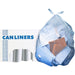 Heritage AccuFit .9mil Clear Can Liners - 32 gal/55 lb Capacity - 44" Length x 33" Width x 0.90 mil (23 Micron) Thickness - Clear - Can - 20/Roll - 5 / Carton