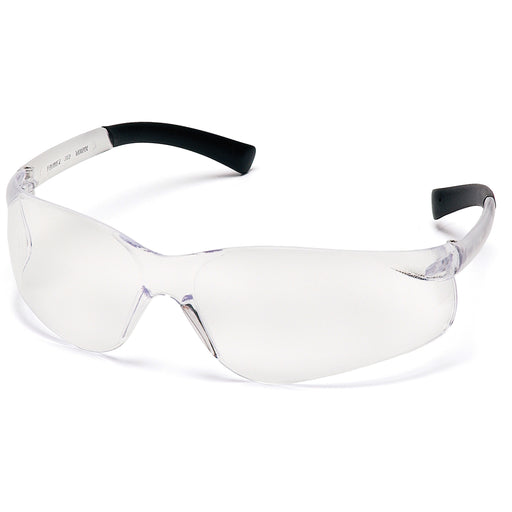 ProGuard Classic 820 Series Safety Eyewear - Ultraviolet Protection - Clear - Non-Slip Temple, Frameless, Wraparound Lens, High Visibility, Comfortable, Rubber Tipped Temples, Anti-fog - 1 Each