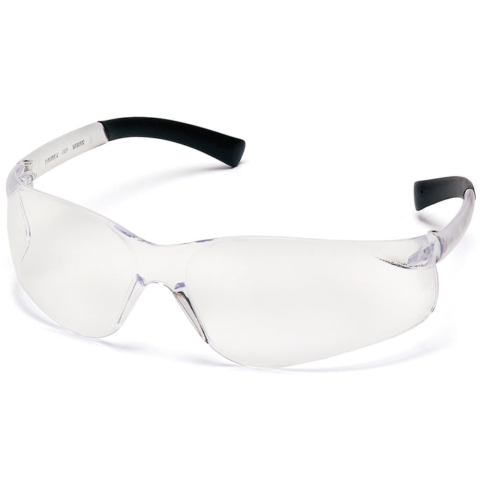 ProGuard Classic 820 Series Safety Eyewear - Ultraviolet Protection - Clear - Non-Slip Temple, Frameless, Wraparound Lens, High Visibility, Comfortable, Rubber Tipped Temples, Anti-fog - 1 Each
