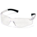 ProGuard Classic 820 Series Safety Eyewear - Ultraviolet Protection - Clear - Non-Slip Temple, Frameless, Wraparound Lens, High Visibility, Comfortable, Rubber Tipped Temples, Anti-fog - 1 Each
