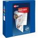 Avery® Heavy-Duty View Binders with One Touch EZD Rings - 4" Binder Capacity - Letter - 8 1/2" x 11" Sheet Size - 780 Sheet Capacity - 780 x 4" Ring - Fastener: Ring - Pocket: 4, Internal - Polypropylene - Pacific Blue - Recycled - Adhesive, Clear Overlay