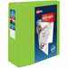 Avery® Heavy-Duty View Binders with One Touch EZD Rings - 5" Binder Capacity - Letter - 8 1/2" x 11" Sheet Size - 1050 Sheet Capacity - 1050 x 5" Ring - Fastener: Ring - Pocket: 4, Internal - Polypropylene - Chartreuse - Recycled - Adhesive, Clear Overlay
