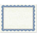 Geographics Drama Blue Border Blank Certificates - 8.5" Width x 11" Length - Inkjet, Laser Compatible - Blue Border - 15 / Pack