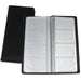 Lorell Business Card Album - 128 Capacity - Black Vinyl Cover