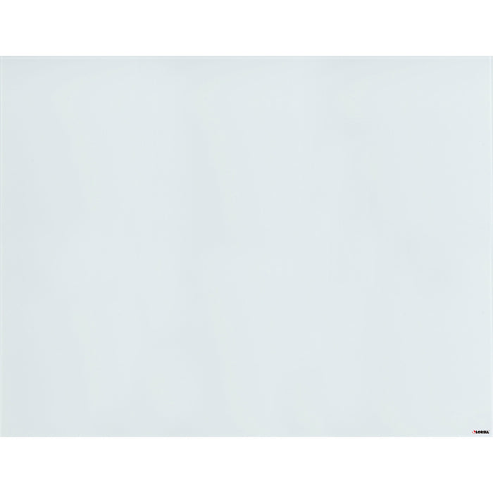 Lorell Magnetic Dry-Erase Glass Board - 46.5" (3.9 ft) Width x 36" (3 ft) Height - White Glass Surface - Rectangle - Magnetic - Stain Resistant, Ghost Resistant, Smooth Writing - 1 Each
