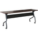 Lorell Preference Flip and Nest Training Table - Rectangle Top - Four Leg Base - 4 Legs - 72" Table Top Width x 23.60" Table Top Depth - 29.50" Height x 70.88" Width x 23.63" Depth - Assembly Required - Black, Mahogany - Melamine, Nylon - 1 Each