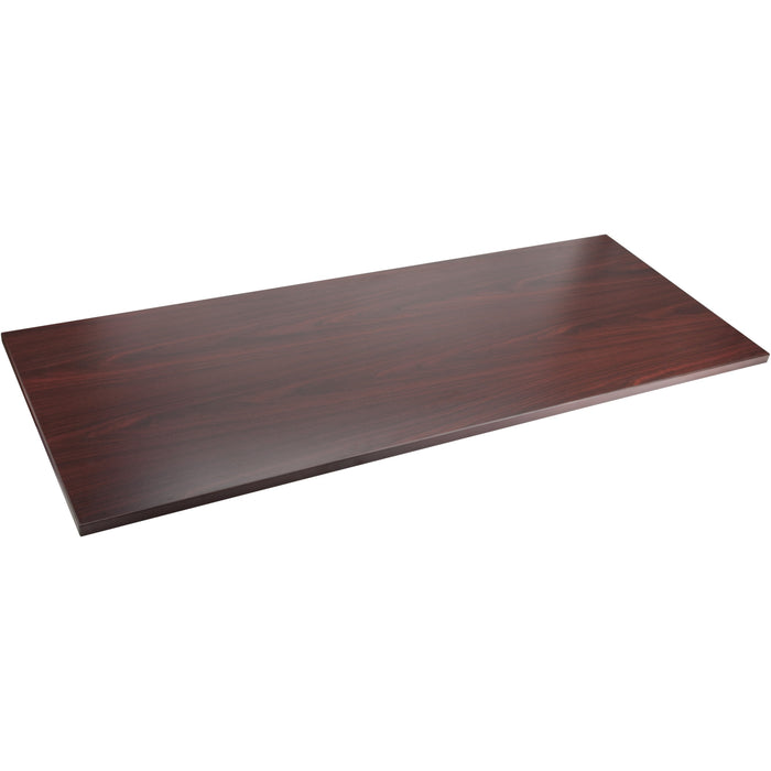 Lorell Relevance Series Tabletop - Laminated, Mahogany Rectangle Top - 72" Table Top Width x 24" Table Top Depth x 1" Table Top Thickness - 71.63" Width x 23.63" Depth - Conferencing - Assembly Required - 1 Each