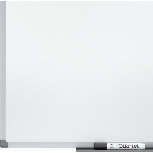 Quartet Standard DuraMax® Porcelain Magnetic Whiteboard - 48" (4 ft) Width x 36" (3 ft) Height - White Porcelain Surface - Silver Aluminum Frame - Rectangle - Horizontal/Vertical - Magnetic - Locking Casters, Durable, Dent Resistant, Adjustable, Stain Res
