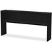 Lorell Fortress Modular Series Stack-on Hutch - x 72" Width - Material: Steel - Finish: Black - Grommet, Cord Management - 1 Each