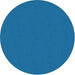 Flagship Carpets Classic Solid Color 6' Round Rug - Floor Rug - Classic, Traditional - 72" Length - Circle - Blue - Nylon