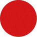 Flagship Carpets Classic Solid Color 6' Round Rug - Floor Rug - Classic, Traditional - 72" Length - Circle - Red - Nylon