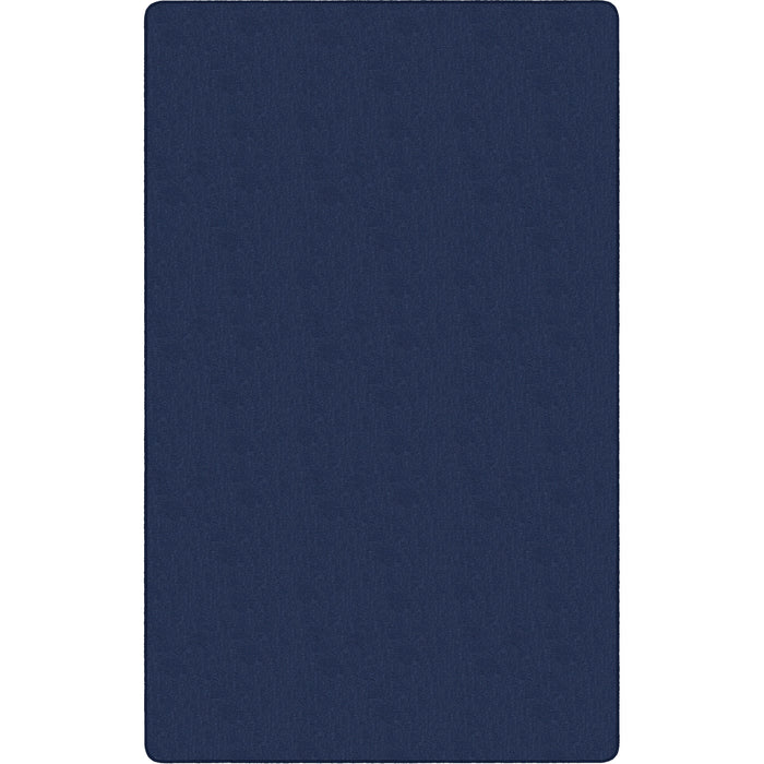 Flagship Carpets Classic Solid Color 9' Rectangle Rug - Floor Rug - Classic, Traditional - 108" Length x 72" Width - Rectangle - Navy - Nylon