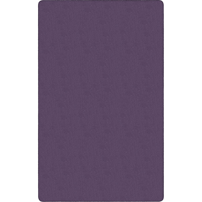 Flagship Carpets Classic Solid Color 12' Rectangle Rug - Floor Rug - Classic, Traditional - 12 ft Length x 90" Width - Rectangle - Purple - Nylon