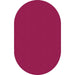 Flagship Carpets Classic Solid Color 12' Oval Rug - Floor Rug - Classic, Traditional - 12 ft Length x 90" Width - Oval - Cranberry - Nylon