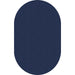 Flagship Carpets Classic Solid Color 12' Oval Rug - Floor Rug - Classic, Traditional - 12 ft Length x 90" Width - Oval - Navy - Nylon