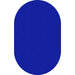 Flagship Carpets Classic Solid Color 12' Oval Rug - Floor Rug - Classic, Traditional - 12 ft Length x 90" Width - Oval - Royal Blue - Nylon