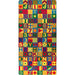 Flagship Carpets Floors That Teach Round Rug - Floor Rug - 96" Diameter - Circle - Multicolor - Nylon