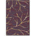 Flagship Carpets Plum Wine Moreland Design Rug - 108" Length x 72" Width - Plum Wine - Nylon