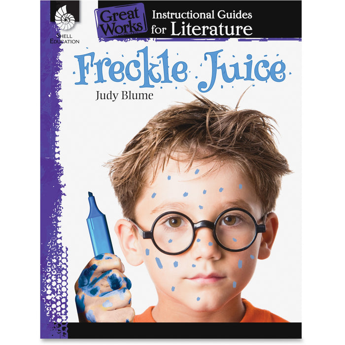 Shell Education Grades 3-5 Freckle Juice Great Works Instructional Guides Printed Book by Judy Blume - 72 Pages - Shell Educational Publishing Publication - Book - Grade 3-5 - 1 Each