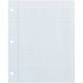 Ecology Recycled Filler Paper - 500 Sheets - College Ruled Front Ruling - 0.28" Ruled - Red Margin - 3 Hole(s) - Letter - 8 1/2" x 11" Sheet Size - White Paper - Eco-friendly, Recyclable, Acid-free, Chlorine-free, Hole-punched - Recycled - 1 Pack