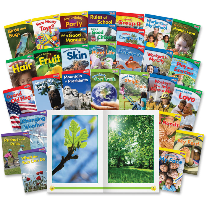 Shell Education Education TIME For Kids Kindergarten Text Set Printed Book - Shell Educational Publishing Publication - Book - Grade K - 1 Set
