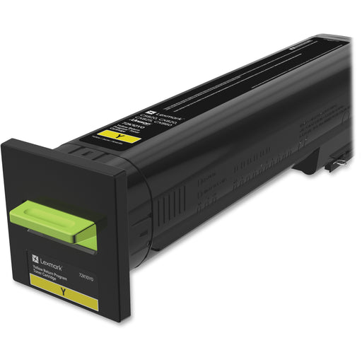 Lexmark Unison Original Standard Yield Laser Toner Cartridge - Yellow - 1 Each - 8000 Pages