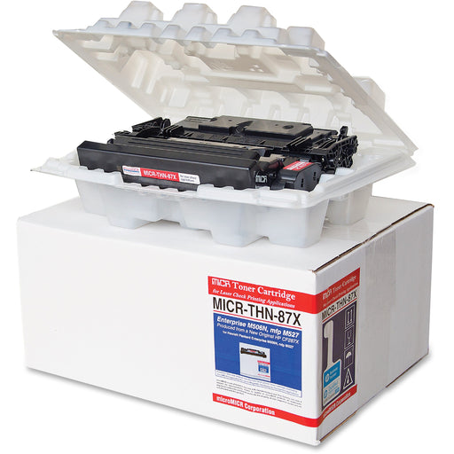 microMICR MICR Laser Toner Cartridge 87X (CF287X) - Black - 1 Each - 18000 Pages