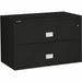Phoenix World Class Lateral File - 2-Drawer - 44" Width x 28.6" Depth x 28.8" Height - 2 x Drawer(s) for File - Lateral - Fire Resistant, Explosion Resistant, Impact Resistant, Security Lock - Black - 1 Each