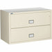 Phoenix World Class Lateral File - 2-Drawer - 44" Width x 23.6" Depth x 28.8" Height - 2 x Drawer(s) for File - Lateral - Impact Resistant, Fire Resistant, Explosion Resistant, Security Lock - Putty - 1 Each