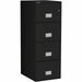 Phoenix World Class Vertical File - 4-Drawer - 25" Width x 19.9" Depth x 54" Height - 4 x Drawer(s) for File - Legal - Vertical - Impact Resistant, Fire Resistant, Explosion Resistant, Security Lock - Black - 1 Each