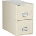 Phoenix World Class Vertical File - 2-Drawer - 31" Width x 16.9" Depth x 28" Height - 2 x Drawer(s) for File - Letter - Vertical - Fire Resistant, Explosion Resistant, Impact Resistant, Security Lock - Putty - 1 Each