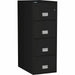 Phoenix World Class Vertical File - 4-Drawer - 19.9" Width x 31" Depth x 54" Height - 4 x Drawer(s) for File - Legal - Vertical - Fire Resistant, Explosion Resistant, Impact Resistant, Security Lock - Black - 1 Each