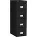 Phoenix World Class Vertical File - 4-Drawer - 25" Width x 16.9" Depth x 54" Height - 4 x Drawer(s) for File - Letter - Vertical - Fire Resistant, Explosion Resistant, Impact Resistant, Security Lock - Black - 1 Each