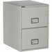 Phoenix World Class Vertical File - 2-Drawer - 25" Width x 19.9" Depth x 28" Height - 2 x Drawer(s) for File - Legal - Vertical - Fire Resistant, Explosion Resistant, Impact Resistant, Security Lock - Light Gray - 1 Each