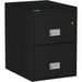 Phoenix World Class Vertical File - 2-Drawer - 19.9" Width x 25" Depth x 28" Height - 2 x Drawer(s) for File - Legal - Vertical - Fire Resistant, Explosion Resistant, Impact Resistant, Security Lock - Black - 1 Each