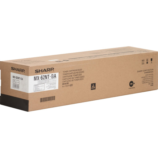 SHARP® MX62NTBA Original High Yield Laser Toner Cartridge - Black - 1 Each - 65000 Pages