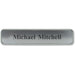 Xstamper Designer Framed Wall/Door Sign - 10" Holding Width x 2" Holding Height - Rectangular Shape - Wall, Door - Rounded Corner - Plastic - Gray - 1 Each