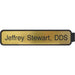 Xstamper Designer Double-sided Corridor Sign - 10" Holding Width x 2" Holding Height - Rectangular Shape - Double Sided - Rounded Corner - Plastic - Brown - 1 Each