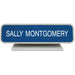 Xstamper Designer Framed Desk Sign - Logo Design - 8" Width x 2" Height - Rectangular Shape - Rounded Corner - Plastic - 1 Each