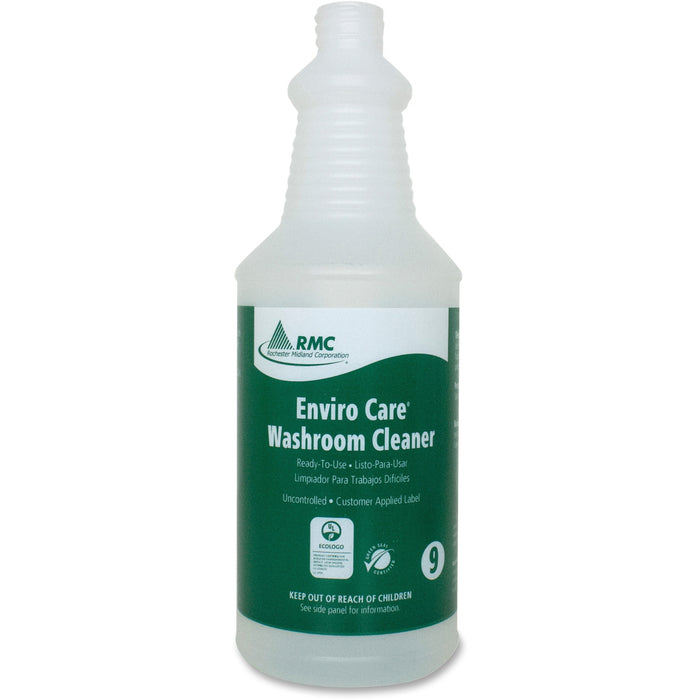 RMC Washroom Cleaner Spray Bottle - Suitable For Cleaning - White - 1 Each