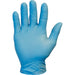 Safety Zone Powder Free Blue Nitrile Gloves - 9.65" Glove Length - Large Size - Blue - Comfortable, Allergen-free, Silicone-free, Latex-free - For Cleaning, Dishwashing, Food, Janitorial Use, Painting, Pet Care - 100 / Box
